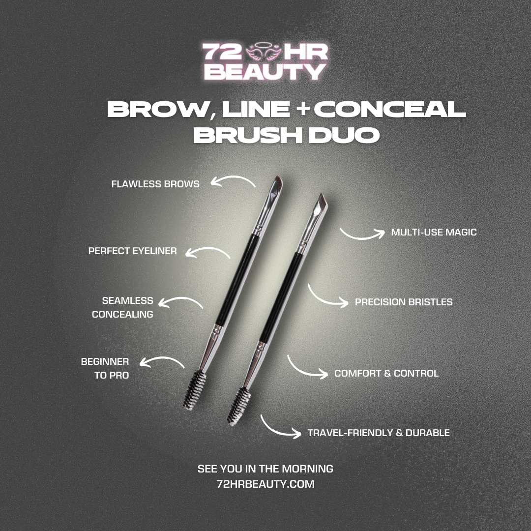 Brow, Line + Conceal Brush Duo